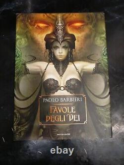 Favole Degli Dei By Paolo Barbieri Italian Book. Signed First Edition