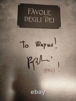 Favole Degli Dei By Paolo Barbieri Italian Book. Signed First Edition