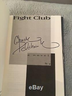 Fight Club, Rare 1st / 1st First Edition First Print Book Signed Chuck Palahniuk