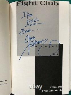 Fight Club SIGNED by Chuck Palahniuk 1996 1st Edition/1st Printing F/F Book