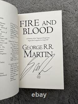 Fire and Blood George RR Martin signed 1st edition 1st print