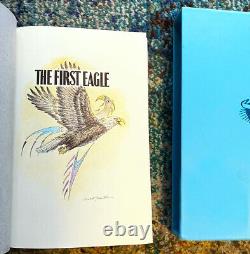 First Eagle Tony Hillerman Signed Book in Slipcase Ernest Franklin Illustration