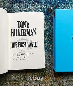 First Eagle Tony Hillerman Signed Book in Slipcase Ernest Franklin Illustration