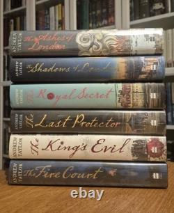First Edition Signed Andrew Taylor Books 1-6 Marwood & Lovett Series (2016-23)