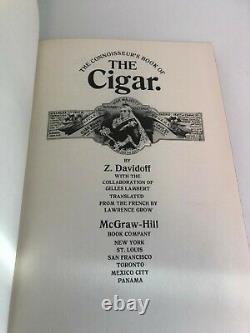 First Edition The Conoisseurs Book of the Cigar Zino Davidoff -SIGNED & DATED