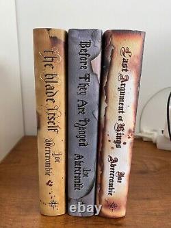 First Law Trilogy Signed & Numbered Joe Abercrombie Broken Binding Edition