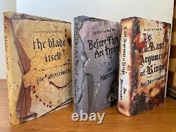 First Law Trilogy Signed & Numbered Joe Abercrombie Broken Binding Edition