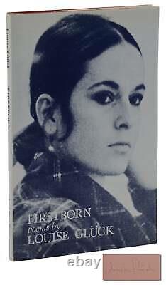 Firstborn LOUISE GLUCK Signed Limited First UK Edition 1st 1969 1/50 cc