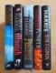Five signed first edition hardbacks, by Robert Harris