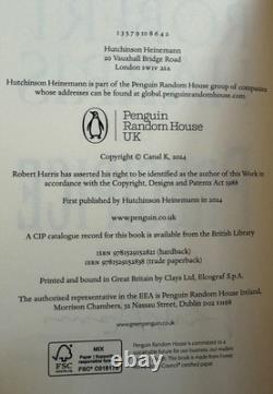 Five signed first edition hardbacks, by Robert Harris