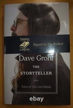 Foo fighters Dave Grohl hand signed book First Edition The Storyteller Hardcover