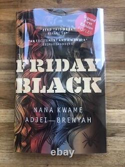 Friday Black by Nana Kwame Adjei-Brenyah. SIGNED FIRST EDITION. PRISTINE