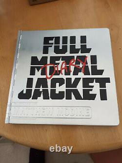Full Metal Jacket Diary Book Matthew Modine Ltd Edition Rare Item Signed