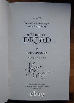 GOLDSBORO'Of Blood and Bone' Trilogy by John Gwynne SIGNED & MATCHED NUMBER SET