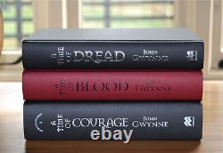 GOLDSBORO'Of Blood and Bone' Trilogy by John Gwynne SIGNED & MATCHED NUMBER SET