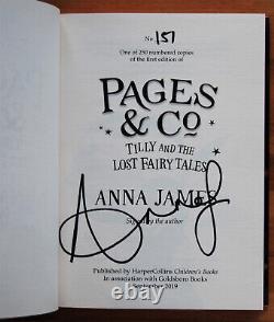 GOLDSBORO Pages & Co (1-5) complete by Anna James SIGNED & MATCHED NUMBER UK HBs