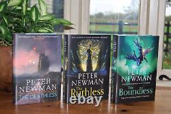 GOLDSBORO The Deathless Trilogy by Peter Newman SIGNED & MATCHED No. UK HB Set