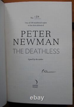 GOLDSBORO The Deathless Trilogy by Peter Newman SIGNED & MATCHED No. UK HB Set