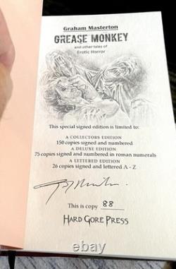GREASE MONKEY Graham Masterton Gore House Books Signed -#'d 2 Copies #88