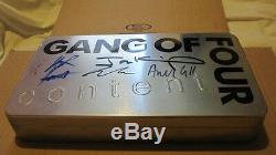 Gang Of Four Content Rare Special Edition Signed Metal Box (6 Books CD & Blood)