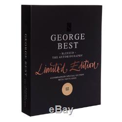 George Best Blessed Autobiography Book Limited Signed Edition With Postcards