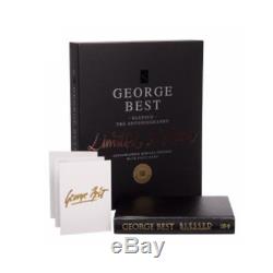 George Best Blessed Autobiography Book Limited Signed Edition With Postcards