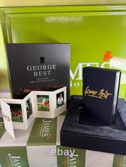 George Best'Blessed' Hand Signed Limited Edition Book 640/1000, NEW, With COA