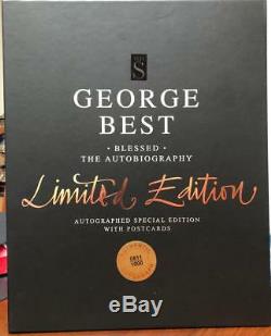 George Best Signed Limited Edition Book in Presentation Box sealed & unopened