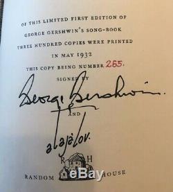George Gershwin's Song-Book, Signed First Edition