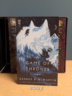George RR Martin A SONG OF ICE AND FIRE Signed 5-Book Paperback Box Set