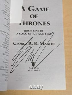 George RR Martin A SONG OF ICE AND FIRE Signed 5-Book Paperback Box Set