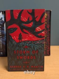 George RR Martin A SONG OF ICE AND FIRE Signed 5-Book Paperback Box Set