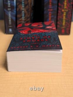 George RR Martin A SONG OF ICE AND FIRE Signed 5-Book Paperback Box Set