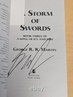 George RR Martin A SONG OF ICE AND FIRE Signed 5-Book Paperback Box Set