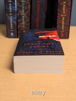 George RR Martin A SONG OF ICE AND FIRE Signed 5-Book Paperback Box Set
