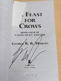 George RR Martin A SONG OF ICE AND FIRE Signed 5-Book Paperback Box Set