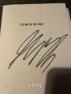 George St Pierre Signed Book (added Signed Photos All With Coa) Extremely Rare