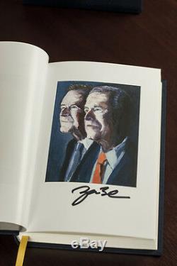 George W. Bush SIGNED Deluxe Edition Book 41 A Portrait of My Father with COA