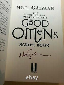 Good Omens Script Book (Deluxe Signed Limited Edition) Headline Neil Gaiman