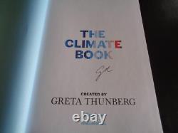 Greta Thunberg The Climate Book Signed /autograph Uk Hardback First Edition Book