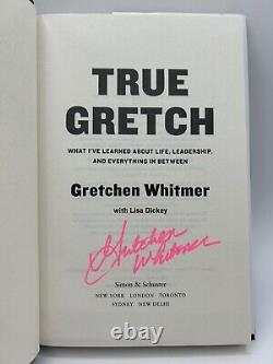 Gretchen Whitmer Signed TRUE GRETCH First Edition Book Michigan Autographed