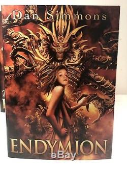HYPERION CANTOS 4 book limited edition set signed Dan Simmons Subterranean Press