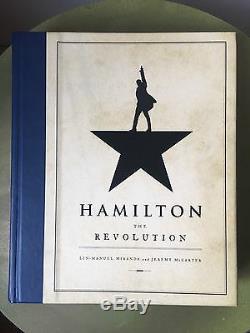 Hamilton The Revolution book 1st edition signed by over 20 original cast members