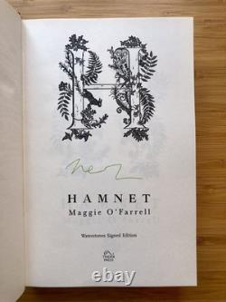 Hamnet Signed by Maggie O'Farrell First Edition (UK) Tinder Press 2020 HB