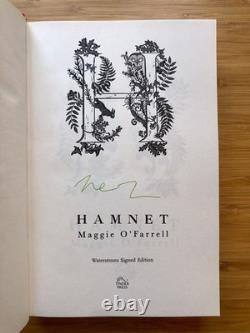 Hamnet Signed by Maggie O'Farrell First Edition (UK) Tinder Press 2020 HB