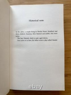 Hamnet Signed by Maggie O'Farrell First Edition (UK) Tinder Press 2020 HB