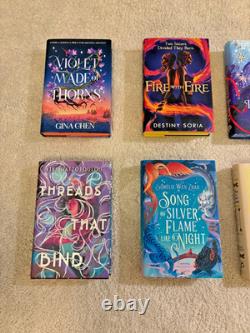 Hand-Signed Exclusive Editions of Fairyloot Illumicrate books x8 RARE