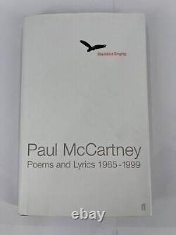 Hand Signed Sir Paul McCartney Blackbird Singing 1st Edition Book Beatles Lyrics