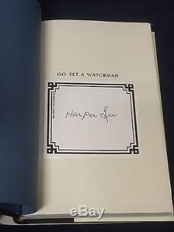 Harper Lee Go Set a Watchman Rare Signed Autograph Hardback 1st Edition Book
