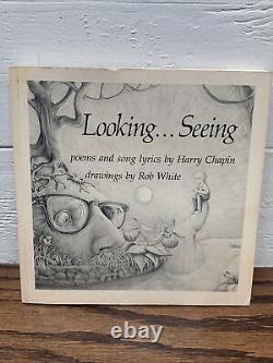 Harry Chapin Signed Looking Seeing Poem & Lyrics Book Rare 1st Edition